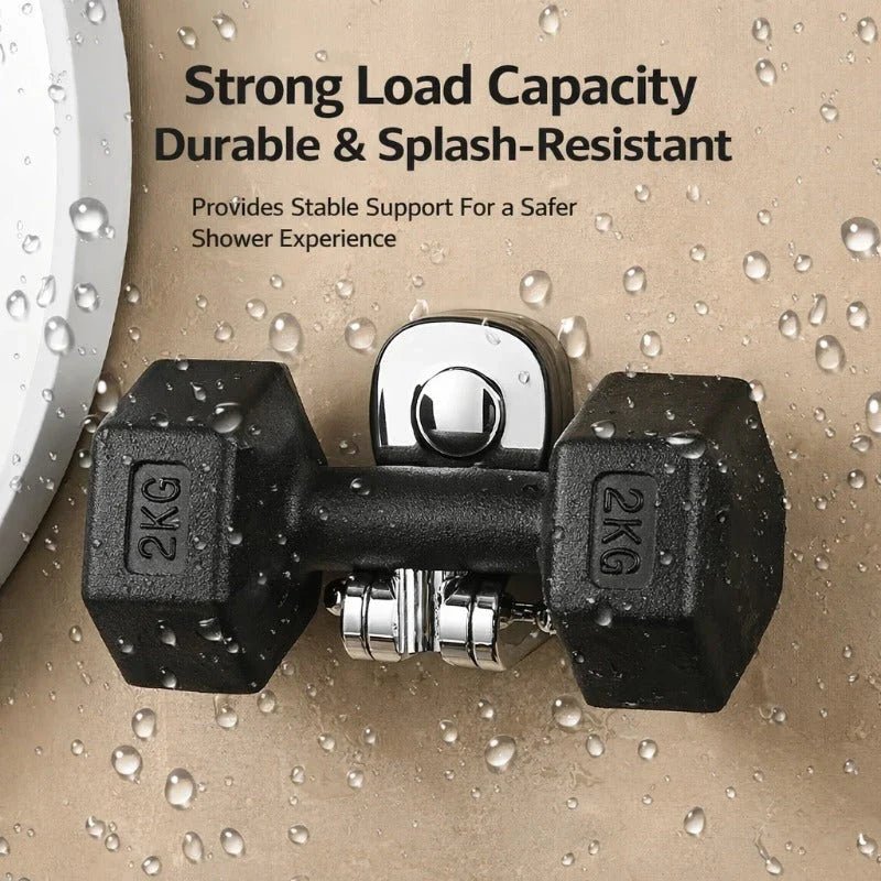 Sola Shower Head Holder | Adjustable Angle, Strong Suction, Rust-Resistant - Hartwella