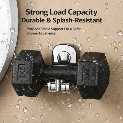 Sola Shower Head Holder | Adjustable Angle, Strong Suction, Rust-Resistant - Hartwella