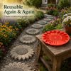 Sola Sunflower Mold | Reusable Garden Art for Custom Stepping Stones - Hartwella