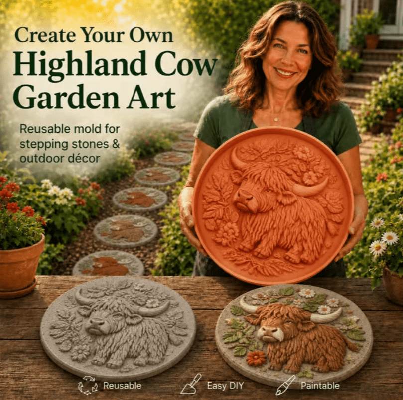 Sola Sunflower Mold | Reusable Garden Art for Custom Stepping Stones - Hartwella
