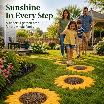 Sola Sunflower Mold | Reusable Garden Art for Custom Stepping Stones - Hartwella