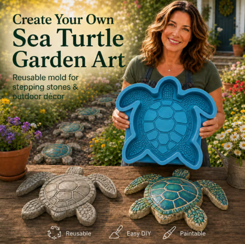 Sola Sunflower Mold | Reusable Garden Art for Custom Stepping Stones - Hartwella