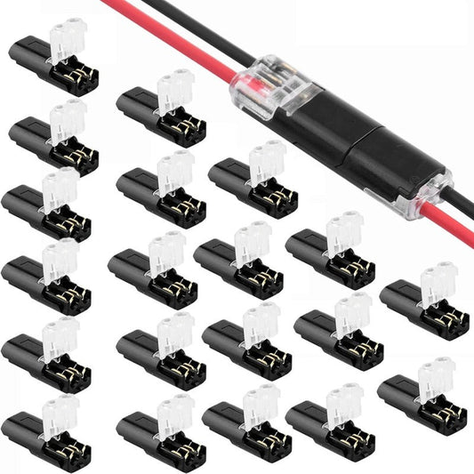 Sola Wire Connector | 2 - Pin Solderless Electrical Wire Connectors for LED Strips - Hartwella