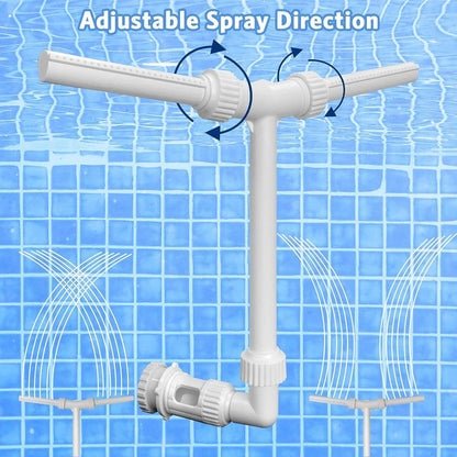 Solaire Pool Fountain | Solar Powered, Adjustable Water Flow - Hartwella