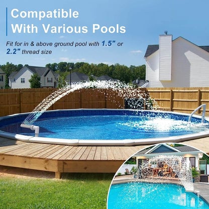 Solaire Pool Fountain | Solar Powered, Adjustable Water Flow - Hartwella