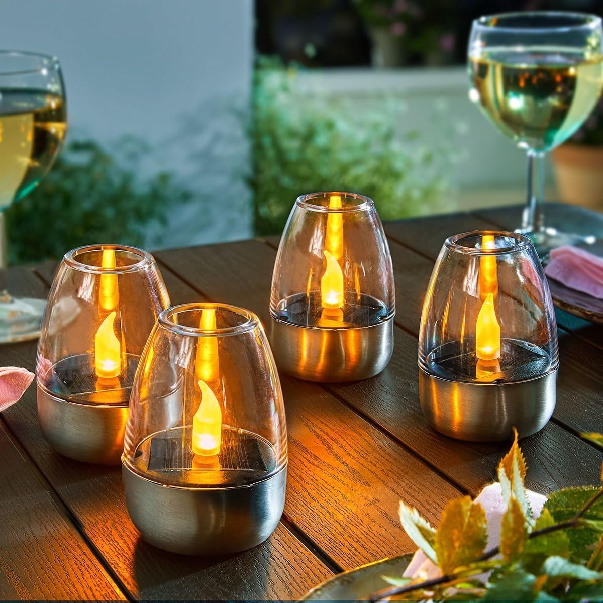 Solaire Tea Lights | Flameless, Waterproof with Dusk Sensor - Hartwella