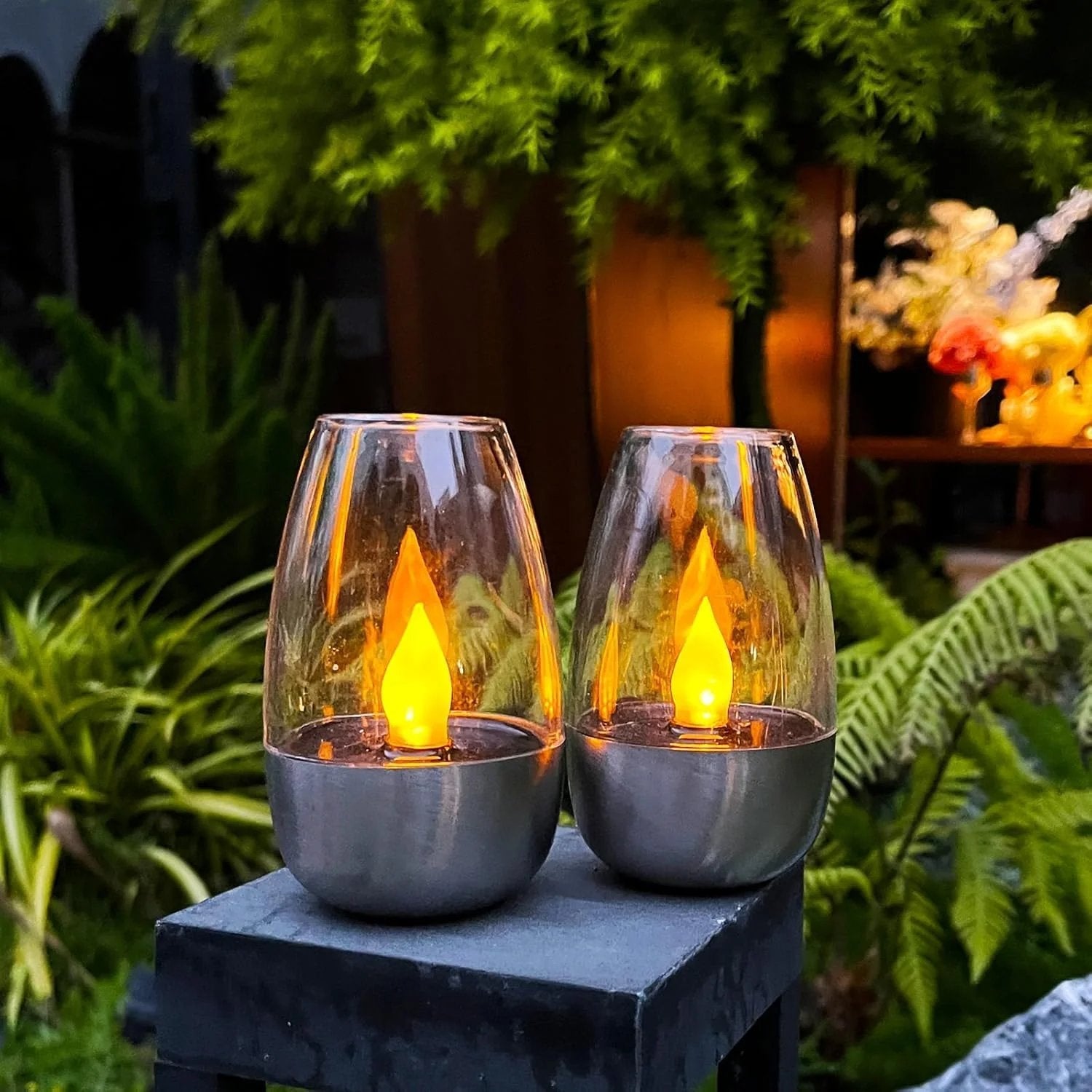 Solaire Tea Lights | Flameless, Waterproof with Dusk Sensor - Hartwella
