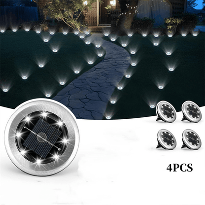 Solar Glow Ground Lights | Waterproof, Energy Efficient - Hartwella