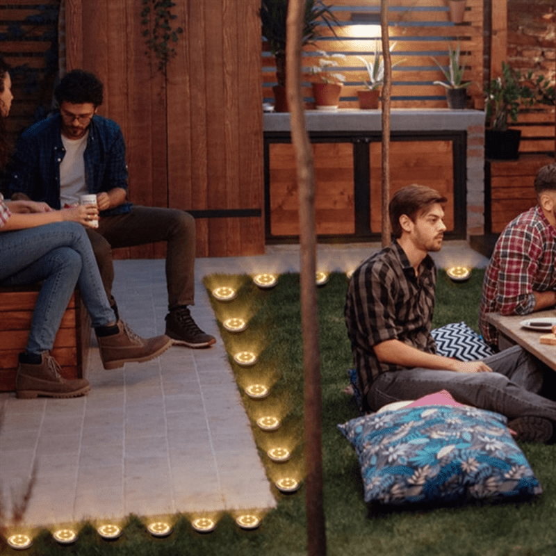 Solar Glow Ground Lights | Waterproof, Energy Efficient - Hartwella