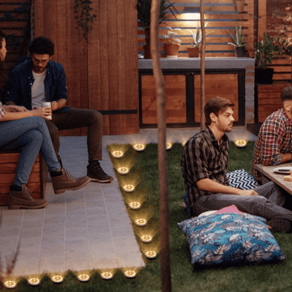 Solar Glow Ground Lights | Waterproof, Energy Efficient - Hartwella