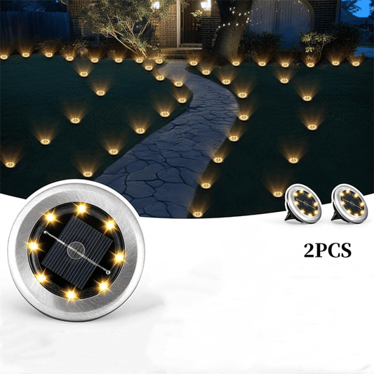 Solar Glow Ground Lights | Waterproof, Energy Efficient - Hartwella