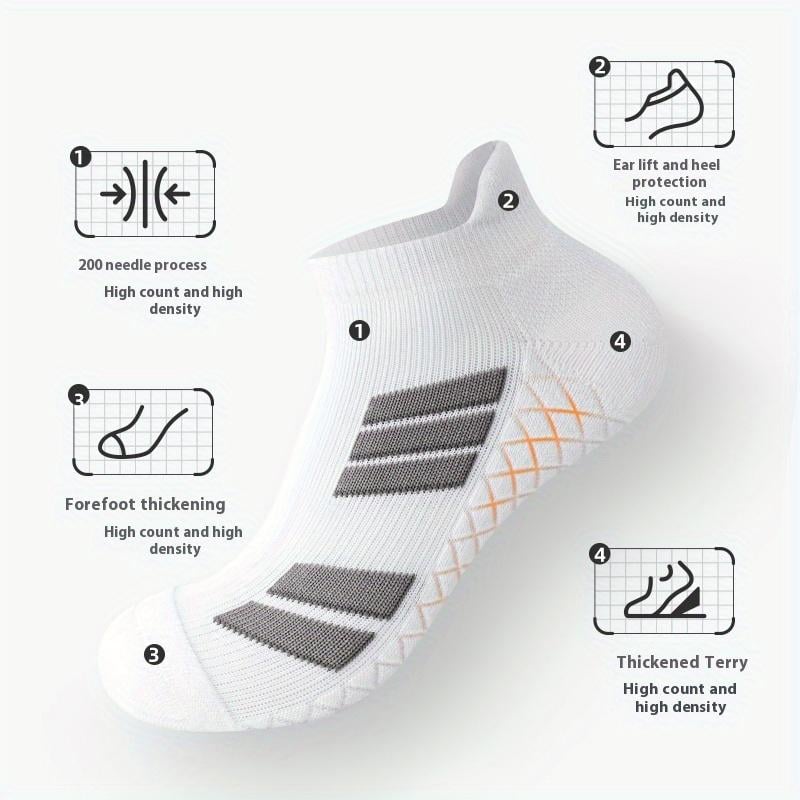 Sole Sports Socks | Soft Cotton, Anti-Slip Design - Hartwella