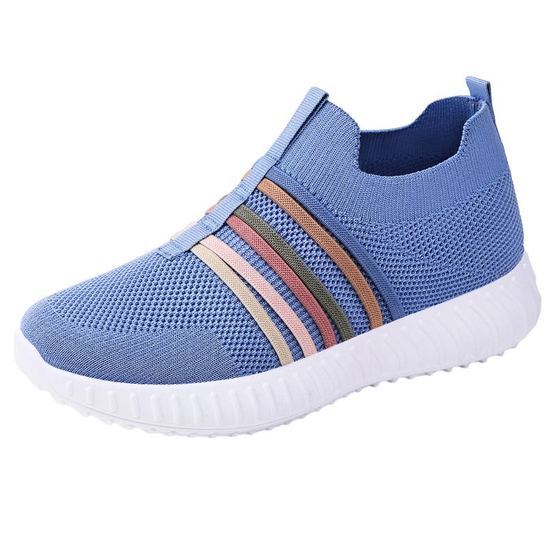 Soleil Casual Sneakers | Breathable Knit, Lightweight Design - Hartwella
