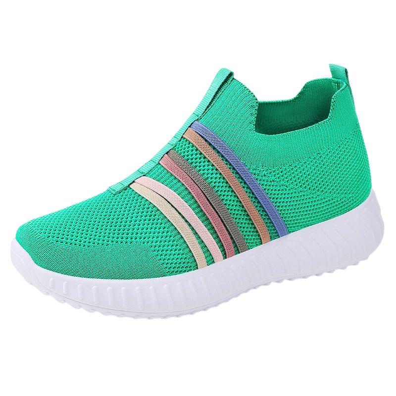 Soleil Casual Sneakers | Breathable Knit, Lightweight Design - Hartwella