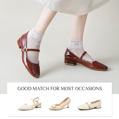 Soleil Lace Socks | Anti-Slip, Breathable - Hartwella