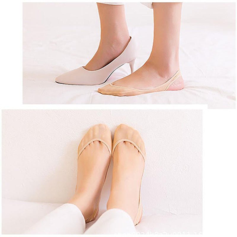 Soleil No Show Socks for Women | Silicone Anti - Slip, Cooling Fabric - Hartwella