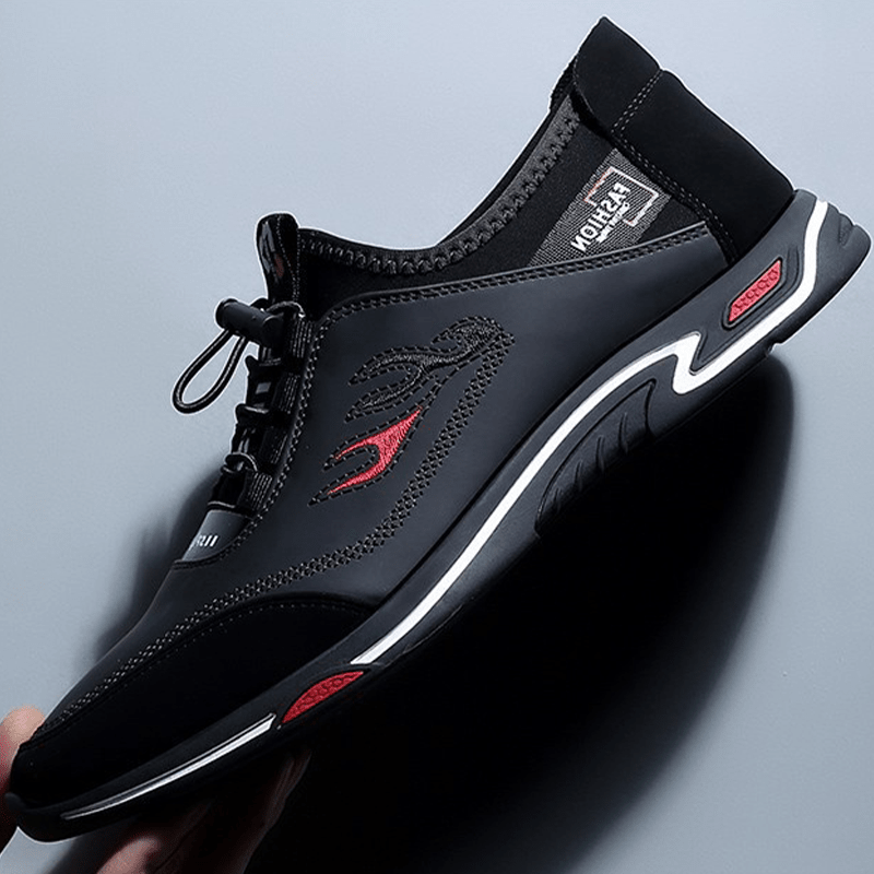 Soleil Slip-On Sneakers | Ultra-Lightweight, Breathable PU Leather - Hartwella
