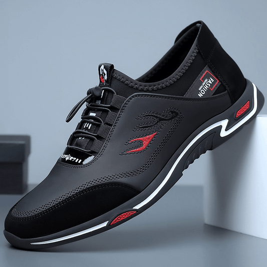 Soleil Slip-On Sneakers | Ultra-Lightweight, Breathable PU Leather - Hartwella