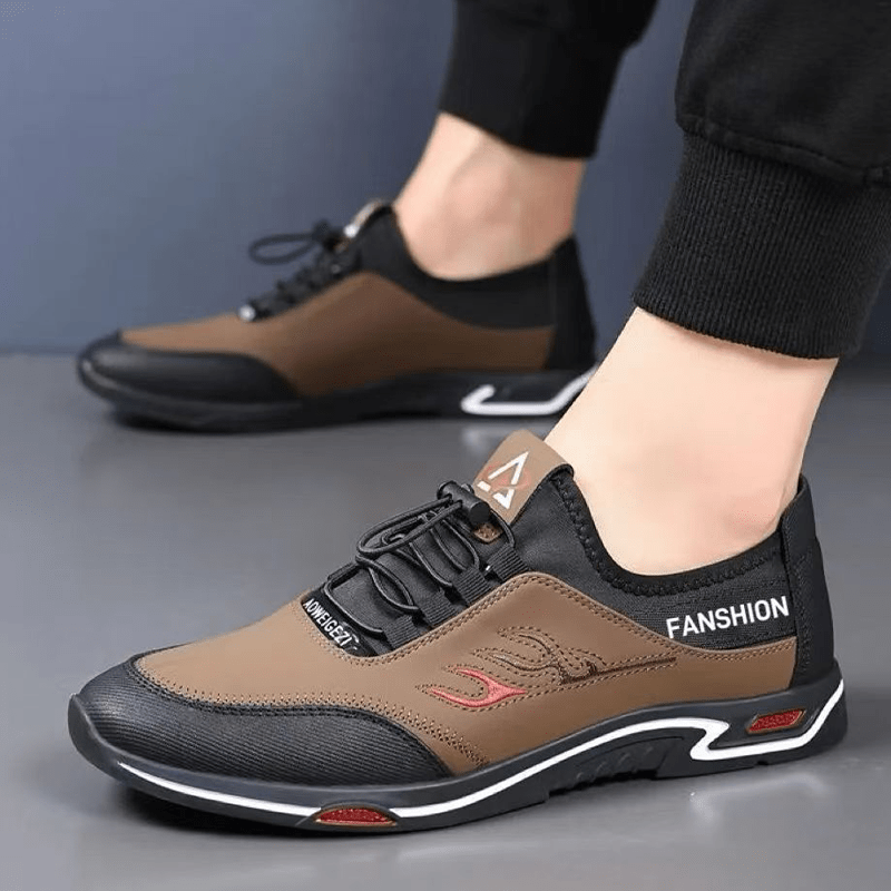 Soleil Slip-On Sneakers | Ultra-Lightweight, Breathable PU Leather - Hartwella