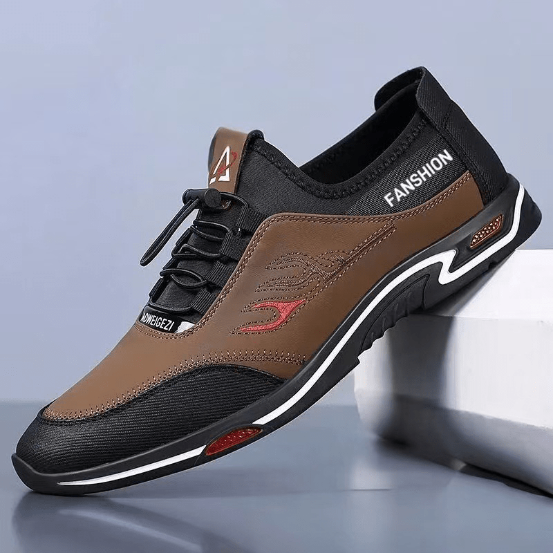 Soleil Slip-On Sneakers | Ultra-Lightweight, Breathable PU Leather - Hartwella