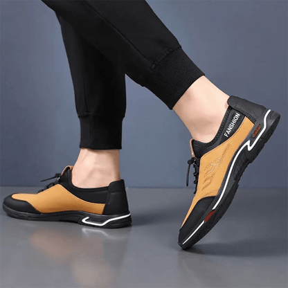 Soleil Slip-On Sneakers | Ultra-Lightweight, Breathable PU Leather - Hartwella