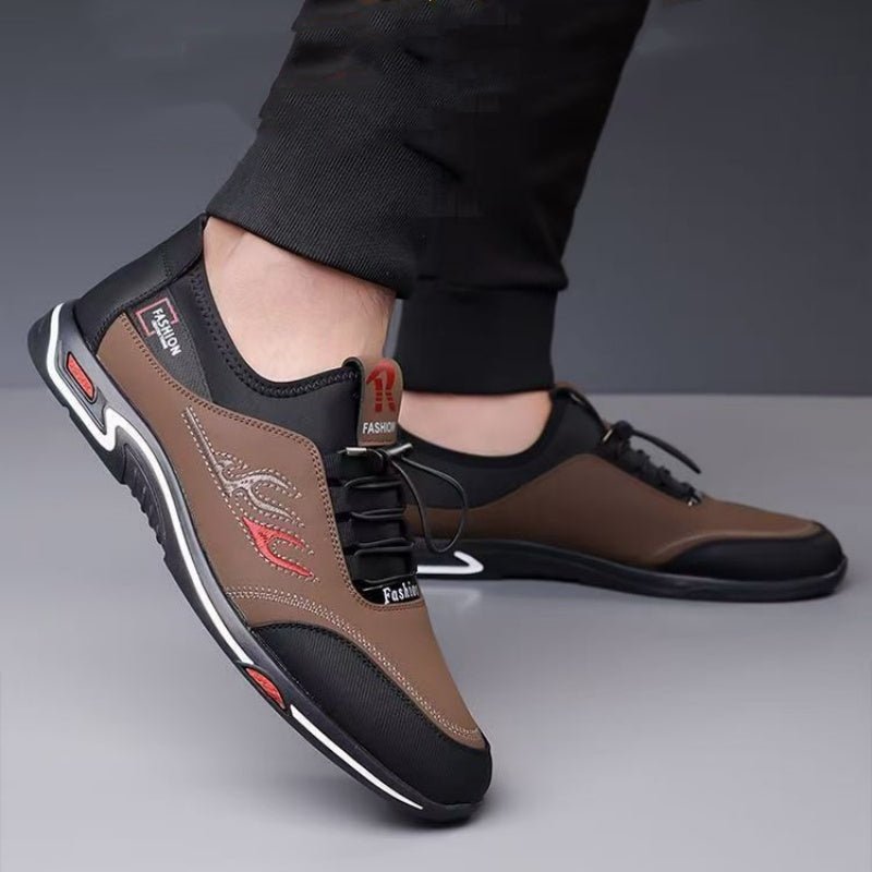 Soleil Slip-On Sneakers | Ultra-Lightweight, Breathable PU Leather - Hartwella