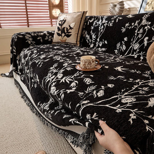 Soleil Slipcover Sofa | Reversible Chenille, Durable Protection - Hartwella