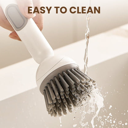 Sonic Clean Brush | Ergonomic Rotating Tool with Built-in Liquid Dispenser - Hartwella