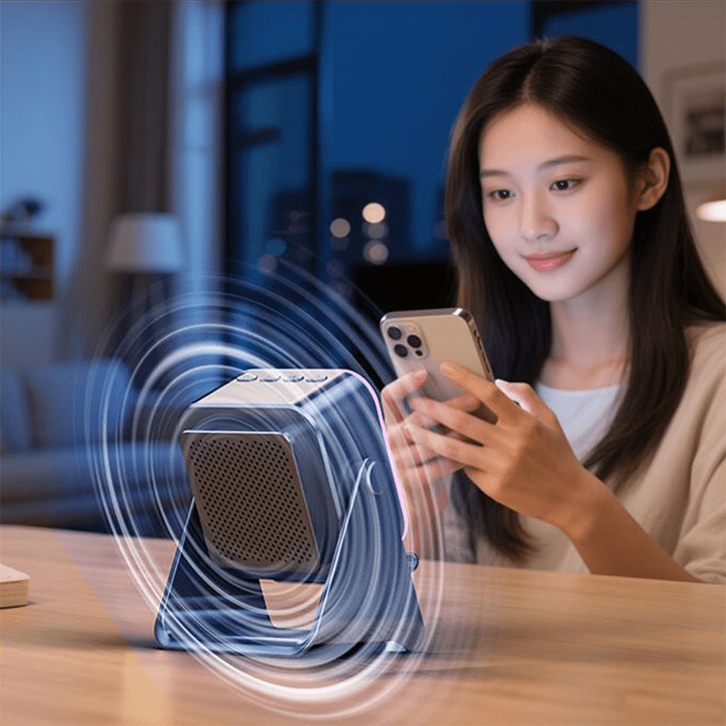 Sonic Induction Speaker | 5-in-1 with Adjustable Phone Stand - Hartwella