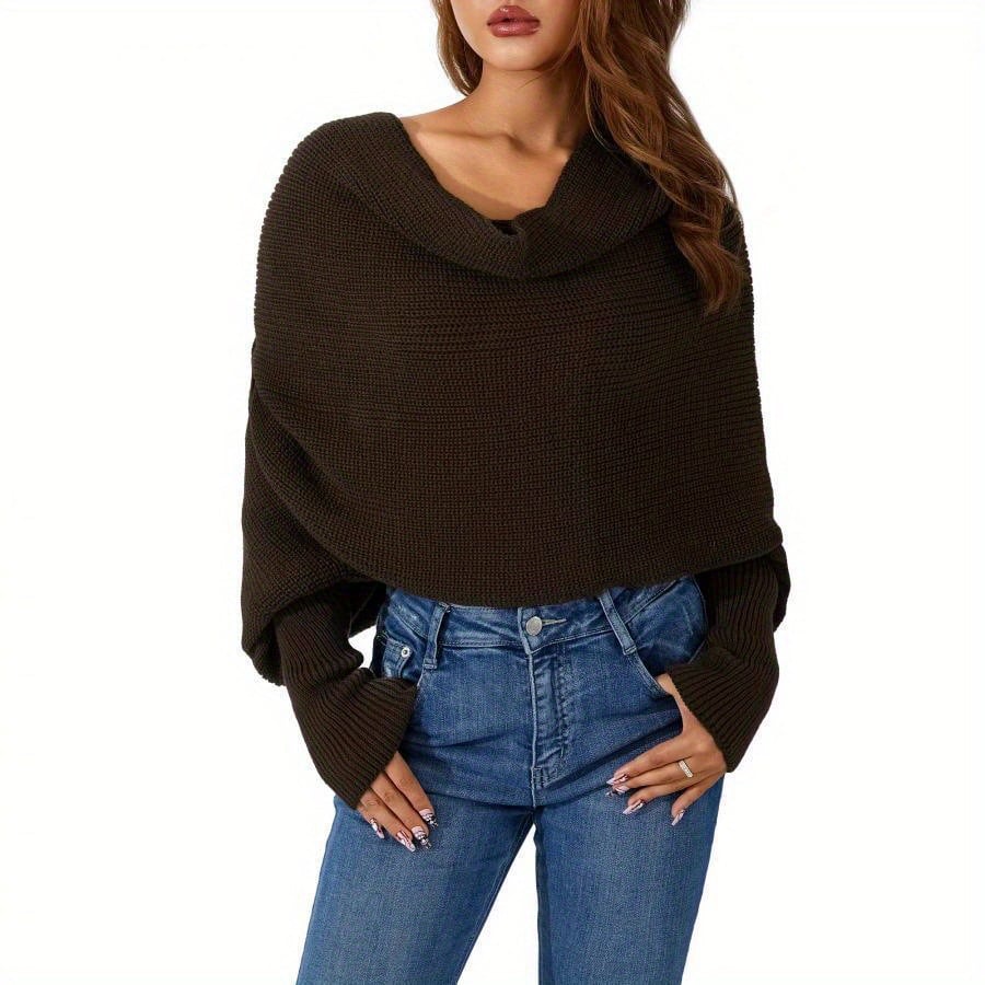 Sora Knit Wrap Sweater | Cozy Crochet Shawl - Hartwella