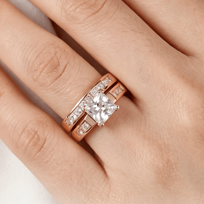 Sora Sparkle Ring | Brilliant Cubic Zirconia, Durable Copper Base - Hartwella