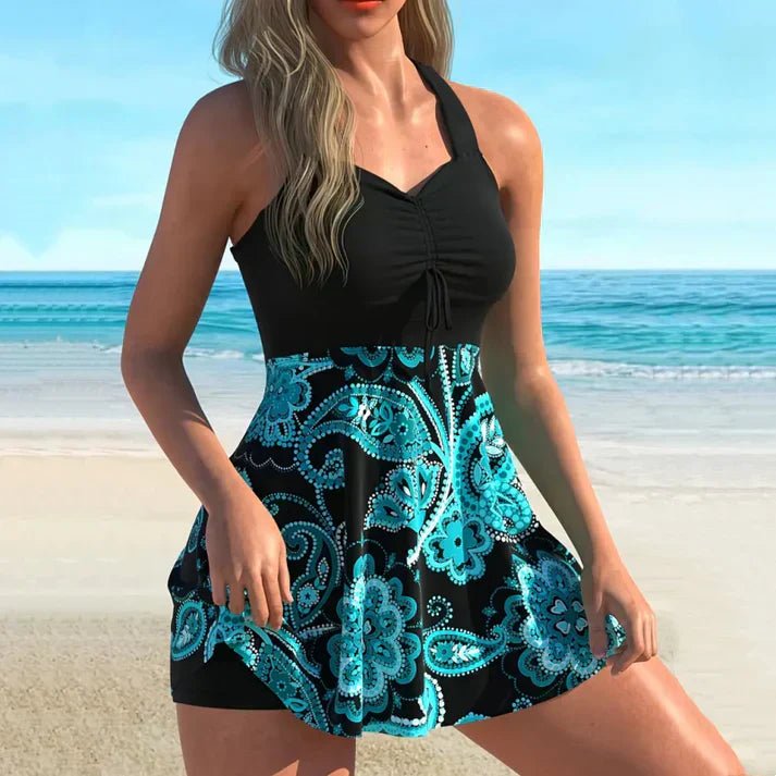 Sora Swim Set | Stylish Tankini & Boy Shorts, Quick - Dry Fabric, Adjustable Straps - Hartwella