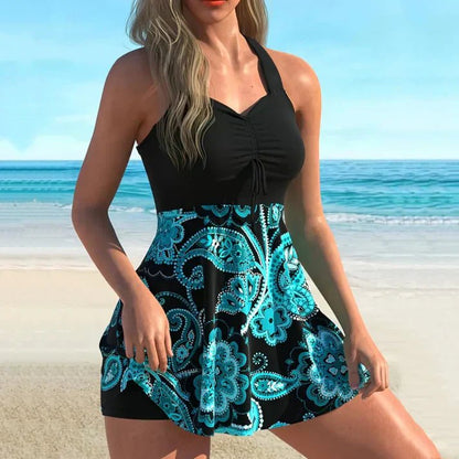 Sora Swim Set | Stylish Tankini & Boy Shorts, Quick - Dry Fabric, Adjustable Straps - Hartwella