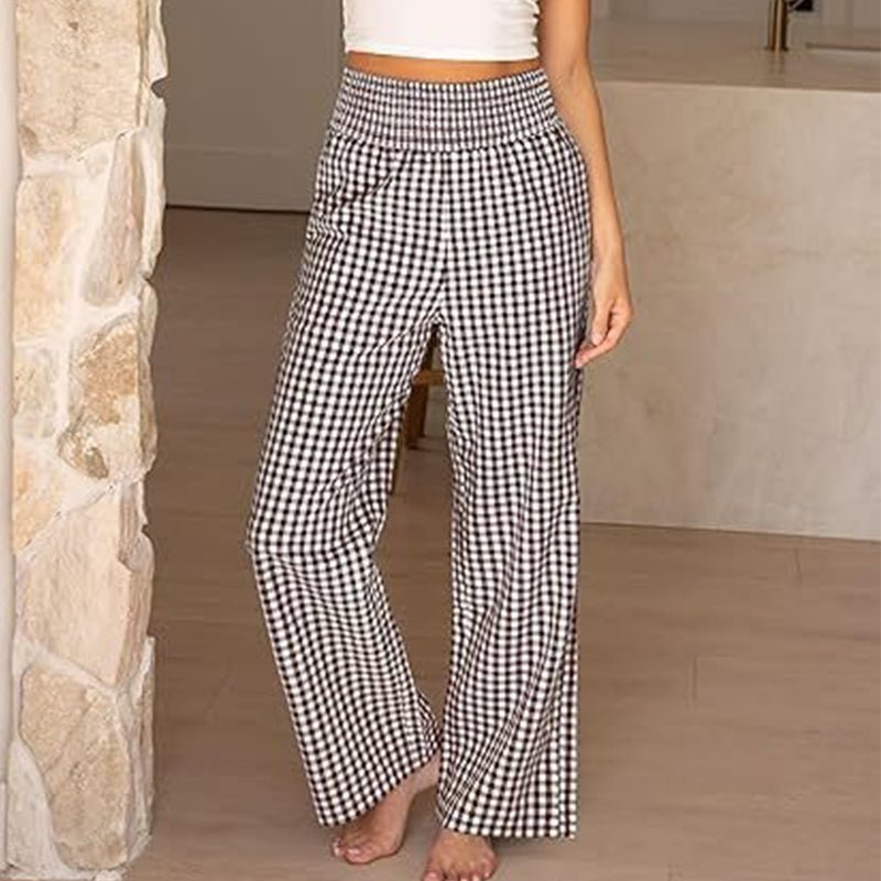 Sora Wide Leg Pants | High Waisted, Soft Fabric - Hartwella