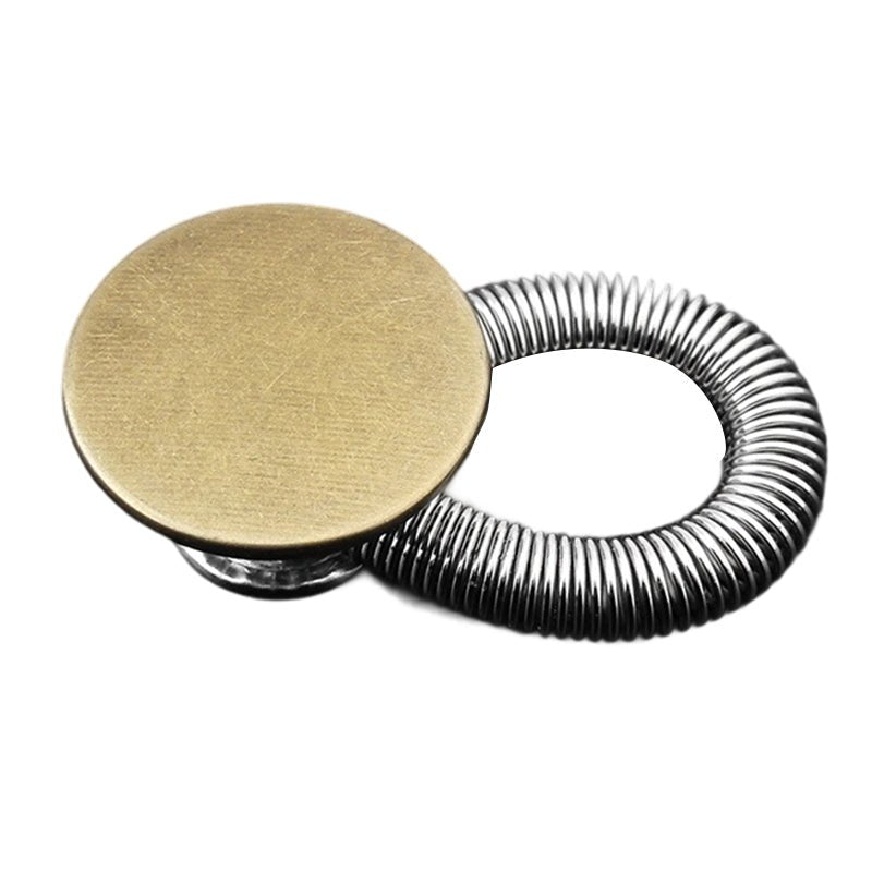 Sorin Waist Extender Button | Spring-Loaded Zinc Alloy for Jeans - Hartwella