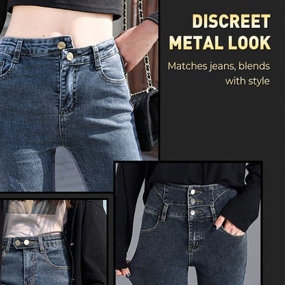 Sorin Waist Extender Button | Spring-Loaded Zinc Alloy for Jeans - Hartwella