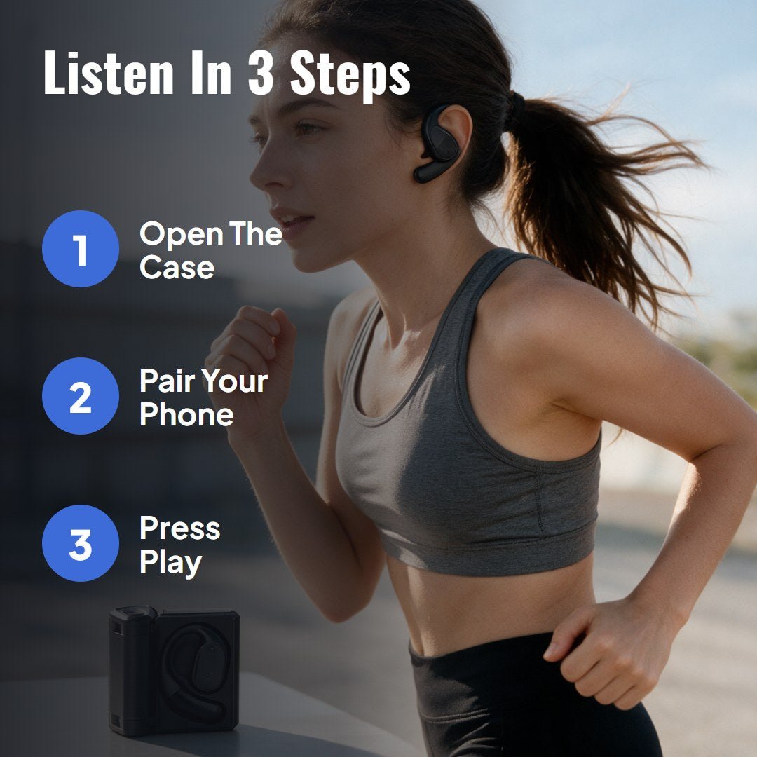 Soundfold™ Open-Ear Wireless Earbuds - Hartwella