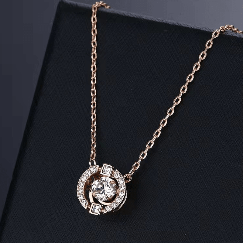 Sparklite Dance Necklace | Sweatproof Rhinestone Design - Hartwella