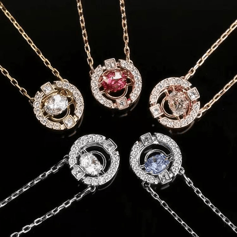 Sparklite Dance Necklace | Sweatproof Rhinestone Design - Hartwella