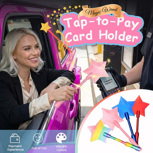 Sparky Credit Card Holder | Fun Star Wand Design, Lightweight and Portable - Hartwella