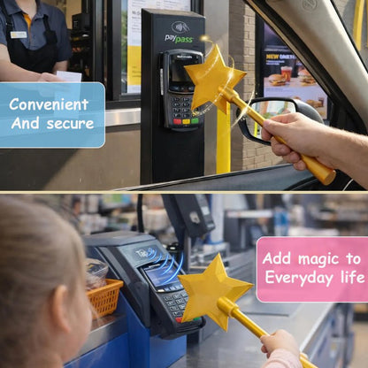 Sparky Credit Card Holder | Fun Star Wand Design, Lightweight and Portable - Hartwella