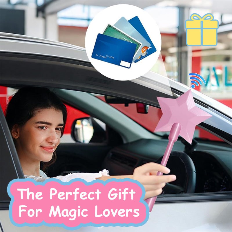 Sparky Credit Card Holder | Fun Star Wand Design, Lightweight and Portable - Hartwella