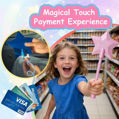 Sparky Credit Card Holder | Fun Star Wand Design, Lightweight and Portable - Hartwella