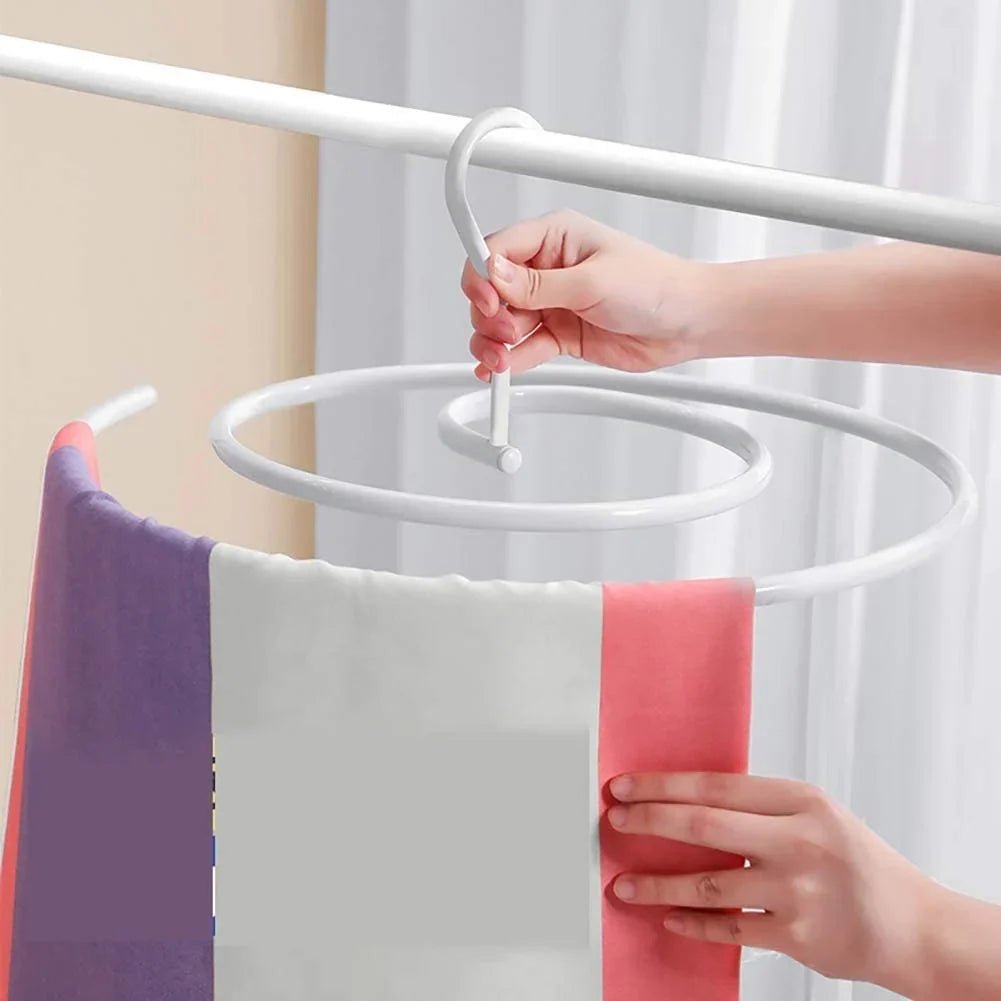 Spero Spiral Drying Rack | Stainless Steel, 360° Rotating, Space-Saving Laundry Solution - Hartwella