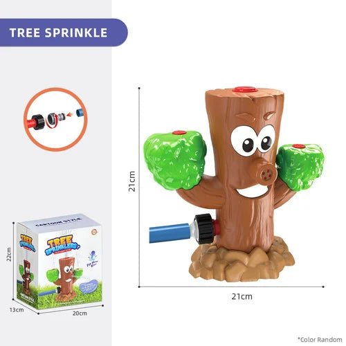 SplashSlug Sprinkler Toy | 2-in-1 Water Fun with 360° Rotating Spray - Hartwella