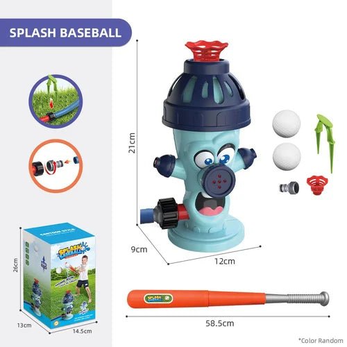 SplashSlug Sprinkler Toy | 2-in-1 Water Fun with 360° Rotating Spray - Hartwella