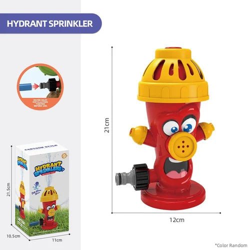 SplashSlug Sprinkler Toy | 2-in-1 Water Fun with 360° Rotating Spray - Hartwella