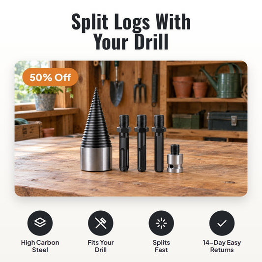 Splindra™ Firewood Auger Drill Bit - Hartwella