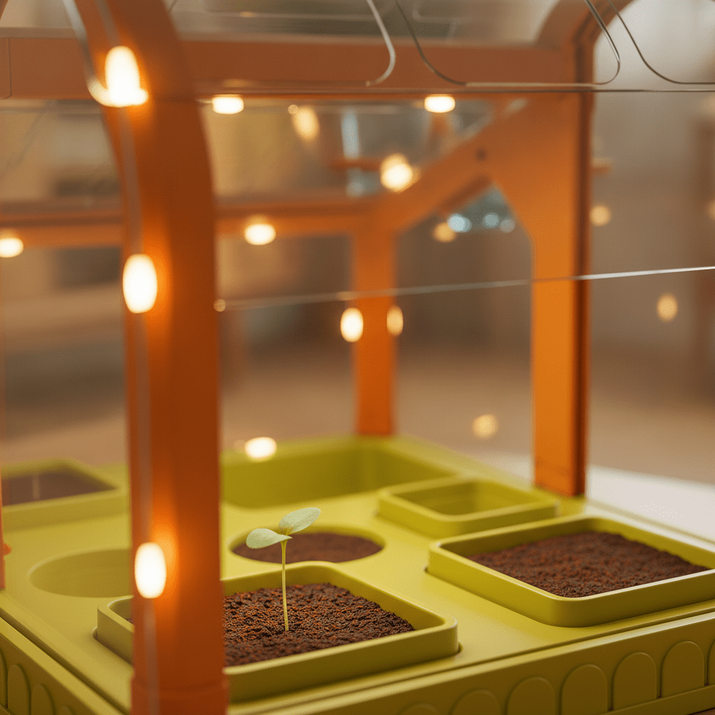 Sprouty™ Kids LED Greenhouse Growing Kit - Hartwella
