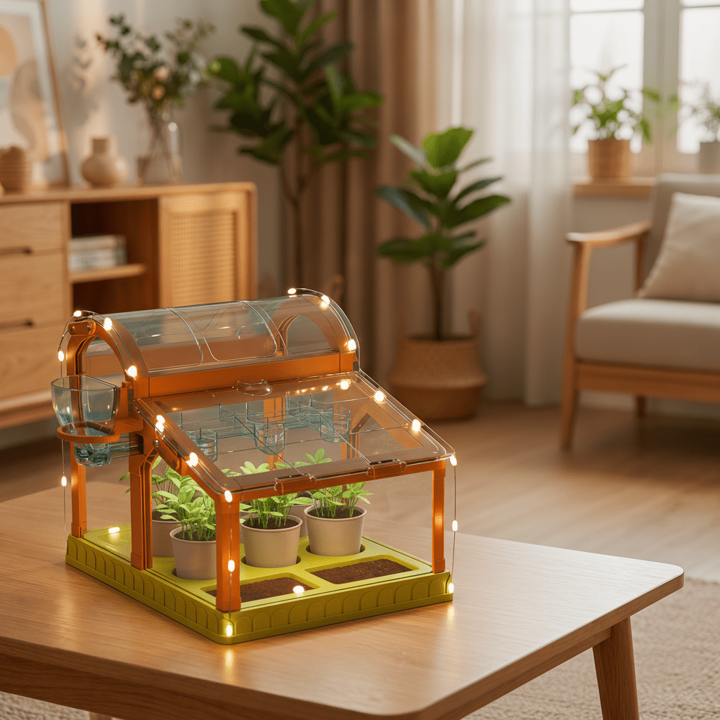 Sprouty™ Kids LED Greenhouse Growing Kit
